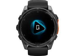 Спортивний годинник Garmin Fenix 8 51mm AMOLED Slate Gray with Black Silicone Band (010-02905-00) - мініатюра 3