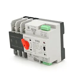 Автомат введення резерву (АВР) триполюсний YRQ2PC-125, 400V/125A на DIN-рейку для генераторів - мініатюра 2