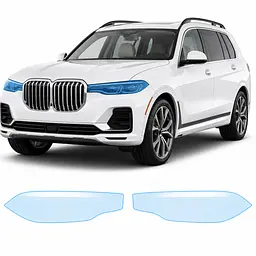Антигравійна захисна бронеплівка за лекалами для BMW X7 G07 2019-2022 - оптика (фари та ПТФ)