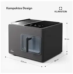Льодогенератор Klarstein Pro Nugget Ice з Німеччини 10045770 Б/в - мініатюра 2