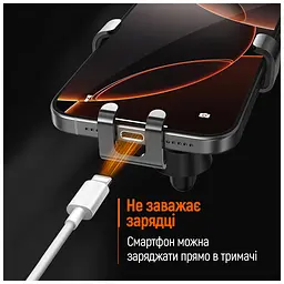 Універсальний автотримач ColorWay Gravity Mechanical Car Mount Black (CW-CHG18-BK) - мініатюра 11