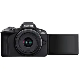 Цифровий фотоапарат Canon EOS R50 + RF-S 18-45 IS STM Black (5811C033) - мініатюра 4