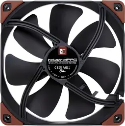 Вентилятор Noctua 24V iPPC для корпусу 140x140x25мм SSO2 500-2000 об/хв 43,5 дБ 4pin PWM чорний (NF-A14iPPC-24V-3000 SP IP67 PWM)