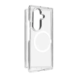 Чехол Samsung Galaxy Fold7 5G, Clear MagCase, прозрачный, противоударный, магнитный, панель-накладка с поддержкой MagSafe, поддержка беспроводной зарядки MagSafe, защита всего корпуса, TPU+PC, ArmorStandart (ARM88137) - мініатюра 4