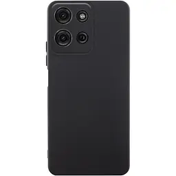 Чохол Silicone Cover Lakshmi Full Camera (AA) для Motorola Moto G35 Чорний / Black