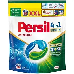 Капсули для прання Persil 4in1 Discs Universal XXL (38 шт.)