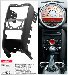 Перехідна рамка Mini Hatch (R56), Cabrio (R57), Clubman (R55), Clubvan (R55), Coupe (R58), Roadster (R59) Carav 11-179 - мініатюра 4