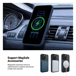 Чехол ArmorStandart Uniq Magsafe для Apple iPhone 15 Pro Dark Blue - миниатюра 4
