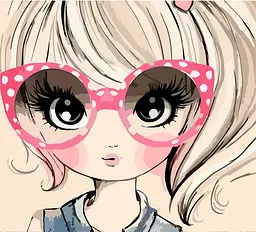 Картина за номерами Rosa Start Cute Girl 35x45 см - мініатюра 2