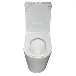 Унітаз-компакт ергономічний Koer TT-0202-T3 670x390x860mm система змиву Tornado 3.0 KR5614, Білий - мініатюра 11