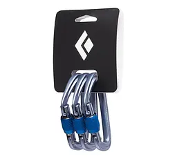 Набір карабінів Black Diamond HotForge Screwgate 3 Pack Сірий