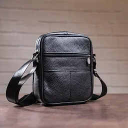 Чоловіча шкіряна сумка Vintage 19х16х4 см sum0012896 - мініатюра 5