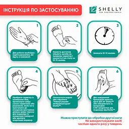 Пінний експрес-розм'якчувач для педикюру Shelly М'яке лезо, 150 мл - мініатюра 5