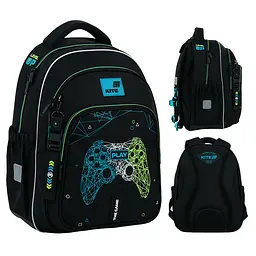 Рюкзак для початкової школи Kite Education 763M Next Level Чорний (K26-763M-4) - мініатюра 2