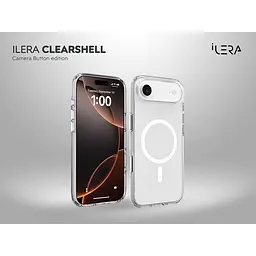 Чохол iLera ClearShell Camera Button with MagSafe для Apple iPhone Air Transparent ILHsCLCaB17Air [150427] - мініатюра 7