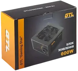 Блок живлення GTL Gaming Star 600W (GTLGS600BK) - мініатюра 5