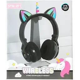 Навушники для дівчаток Unicorn STN27K Bluetooth Єдиноріг LED 2000001341940-mm - мініатюра 2