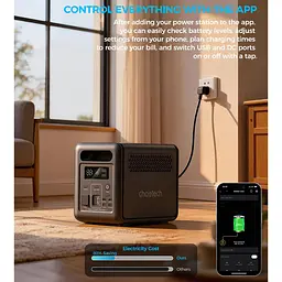 Зарядна станція Choetech BS068 / 1200 Вт / 1024 Вт/ч / LiFePO4 (BS068-EU-BKGY) - мініатюра 7