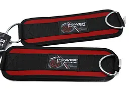 Манжети на щиколотку Power System PS-3410 Ankle Strap (PS-3410_Black_Red) - мініатюра 3