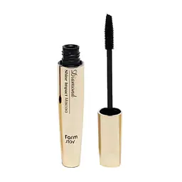 Туш для вій FarmStay Diamond Shine Impact Mascara ультра чорна 12 г - мініатюра 2