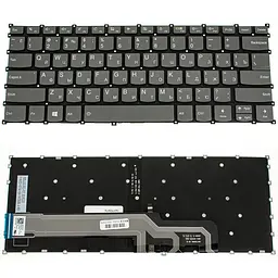 Клавіатура для ноутбука LENOVO (IdeaPad: S540-14 series) rus, onyx black, без кадру, підсвічування клавіш