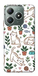 TPU чохол Demsky Cats pattern для Realme C61 4G