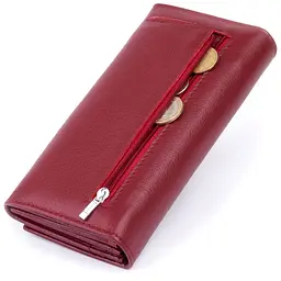 Гаманець на магнітах із клапаном жіночий ST Leather 19244 бордовий - мініатюра 5