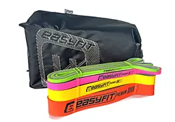 Набір двошарових резинок для підтягування EasyFit Premium 2-45 кг (4 шт)