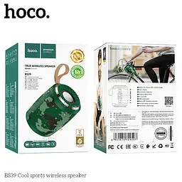 Портативна акустика Hoco Cool sports BS39 бездротова червона - мініатюра 3
