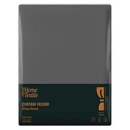 Штора Ardesto 150х270см, велюр, 100% поліестер, сірий (ART1030GR) - мініатюра 6