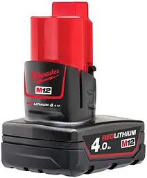 Акумулятор Redlithium M12 12В 4А·год 0.4кг Milwaukee hoz0014281