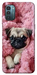 TPU чохол Demsky Мопс у ніжностях для Nokia G21