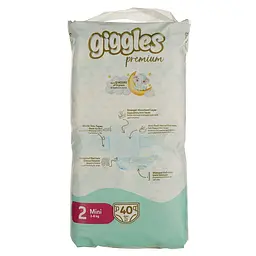 Підгузки Giggles Premium Mini 2 (3-6 кг) 40 шт. - мініатюра 2