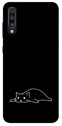 TPU чохол Demsky Lazy cat для Samsung Galaxy A70 (A705F)