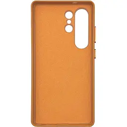 Чохол Epik Leather Case для Samsung Galaxy S25 Ultra Orange AAA [133782] - мініатюра 2