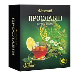 Фіточай "Прослабін" 20 ф/п, дієтична добавка