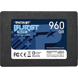 SSD накопичувач Patriot Burst Elite 960GB (PBE960GS25SSDR) [153125]
