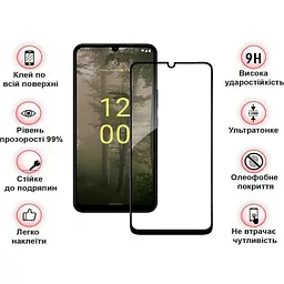 Захисне скло BeCover для Nokia C31 Black (708546) - мініатюра 3