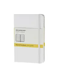 Записник Moleskine Classic кишеньковий, Клітинка Білий (MM712WH)