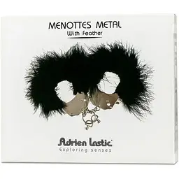 Наручники металеві Adrien Lastic Handcuffs White - мініатюра 4