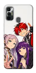 TPU чохол Demsky Frieren and friends для TECNO Spark 7