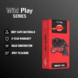 Набір БДСМ - Erospace Wild Play BDSM Set 4 pcs C7 - мініатюра 3