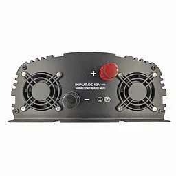Інвертор напруги 1500 W перетворювач напруги 12 V-220 V з апроксимованою синусоїдою, 2 Schuko, USB, клемні дроти, 6 запобіжників 12 V/220 V Tommatech MS-1500 - мініатюра 2
