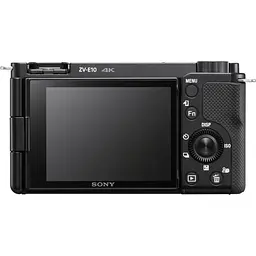 Бездзеркальний фотоапарат Sony ZV-E10 Kit 16-50mm f3.5-5.6 OSS + E 55-210mm f/4.5-6.3 OSS Black (SOZVE1016555) [177283] - мініатюра 4