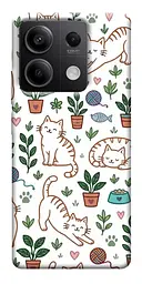TPU чохол Demsky Cats pattern для Xiaomi Redmi Note 13 5G