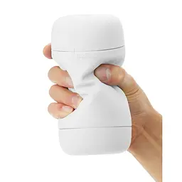Мастурбатор нереалістичний Tenga Puffy Sugar White, рельєфний, бежевий - мініатюра 6