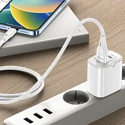 Кабель Proove Soft Silicone USB to Lightning 2.4A (1m) white - мініатюра 5