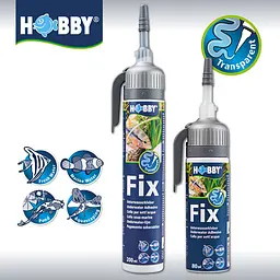 Клей, герметик акваріумний чорний Hobby Fix Underwater Adhesive black 75 мл (11967) - мініатюра 7