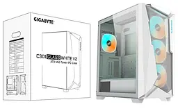 Корпус Gigabyte C301 Glass V2 без БЖ White (GB-C301GW V2) Без БП - мініатюра 8