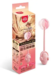 Льодяник Amos Tasty Sounds Audio Lollipop Peach Flavor 12г - мініатюра 3